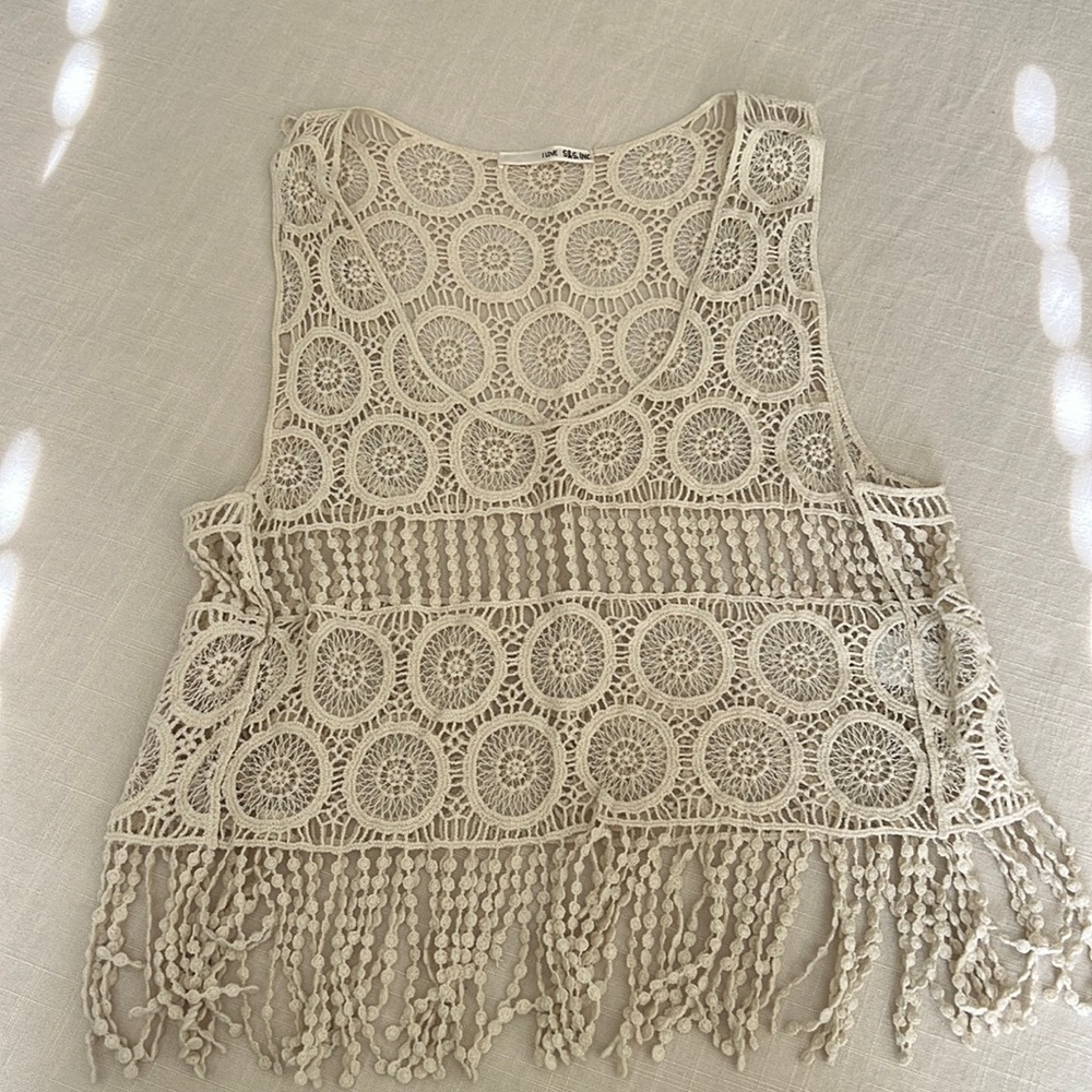 Crochet Cropped Tank